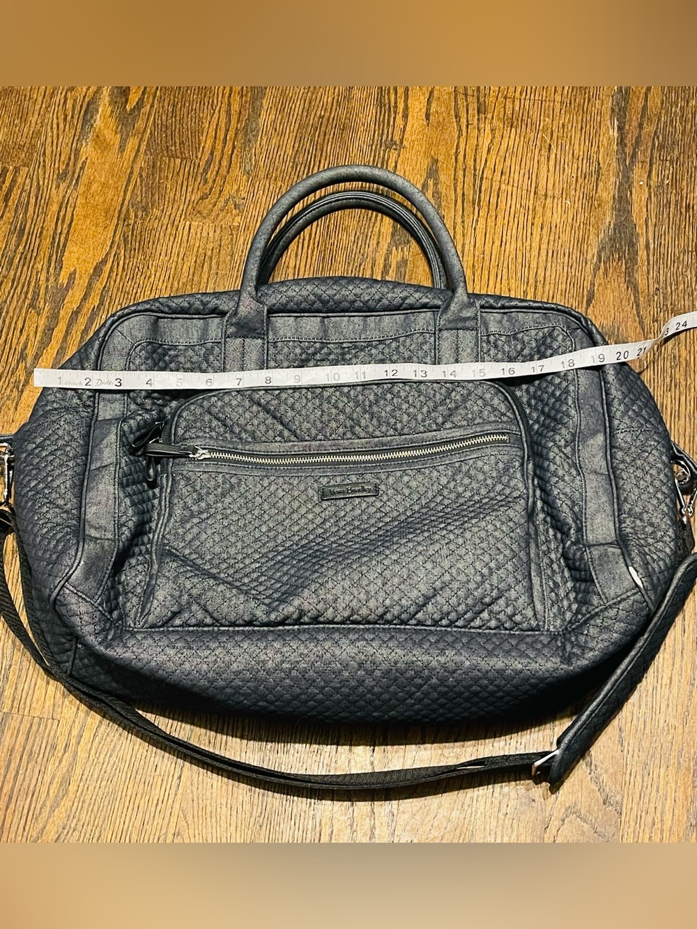 Vera Bradley   Casual  versatile travel Black Quilted Tote Bag women’s - Picture 8 of 13